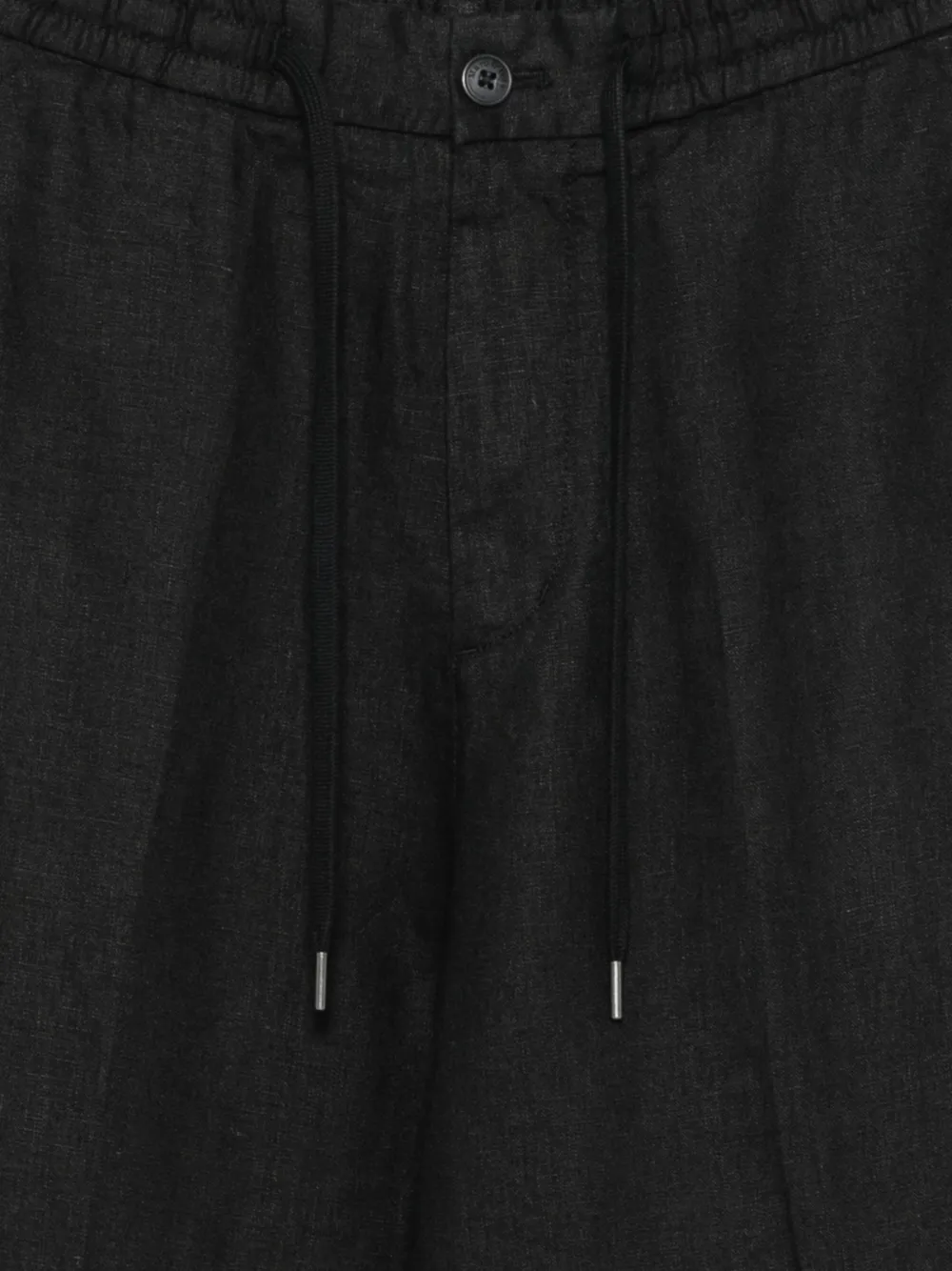 Marc O'Polo Mosbo broek met trekkoord Zwart