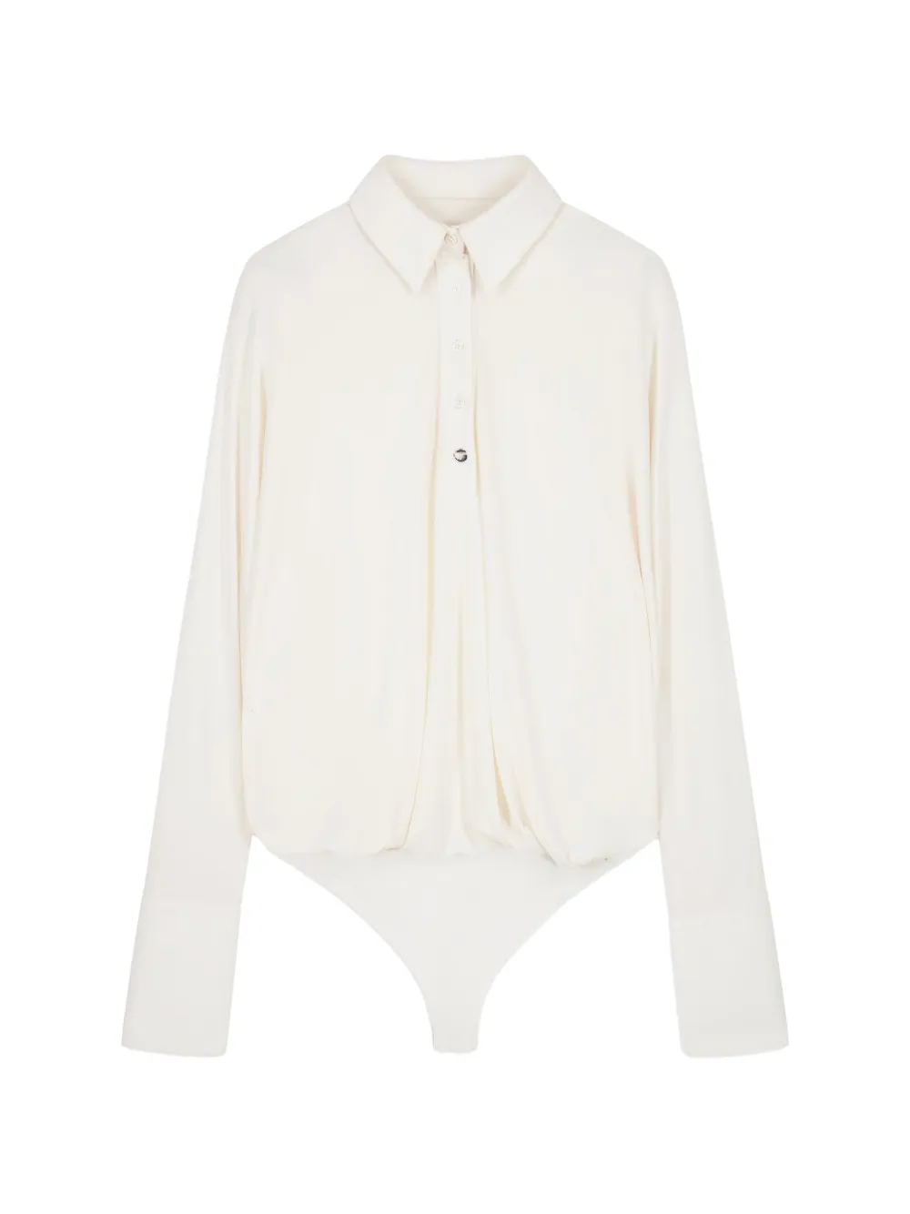 Coperni draped boxy bodysuit - Toni neutri