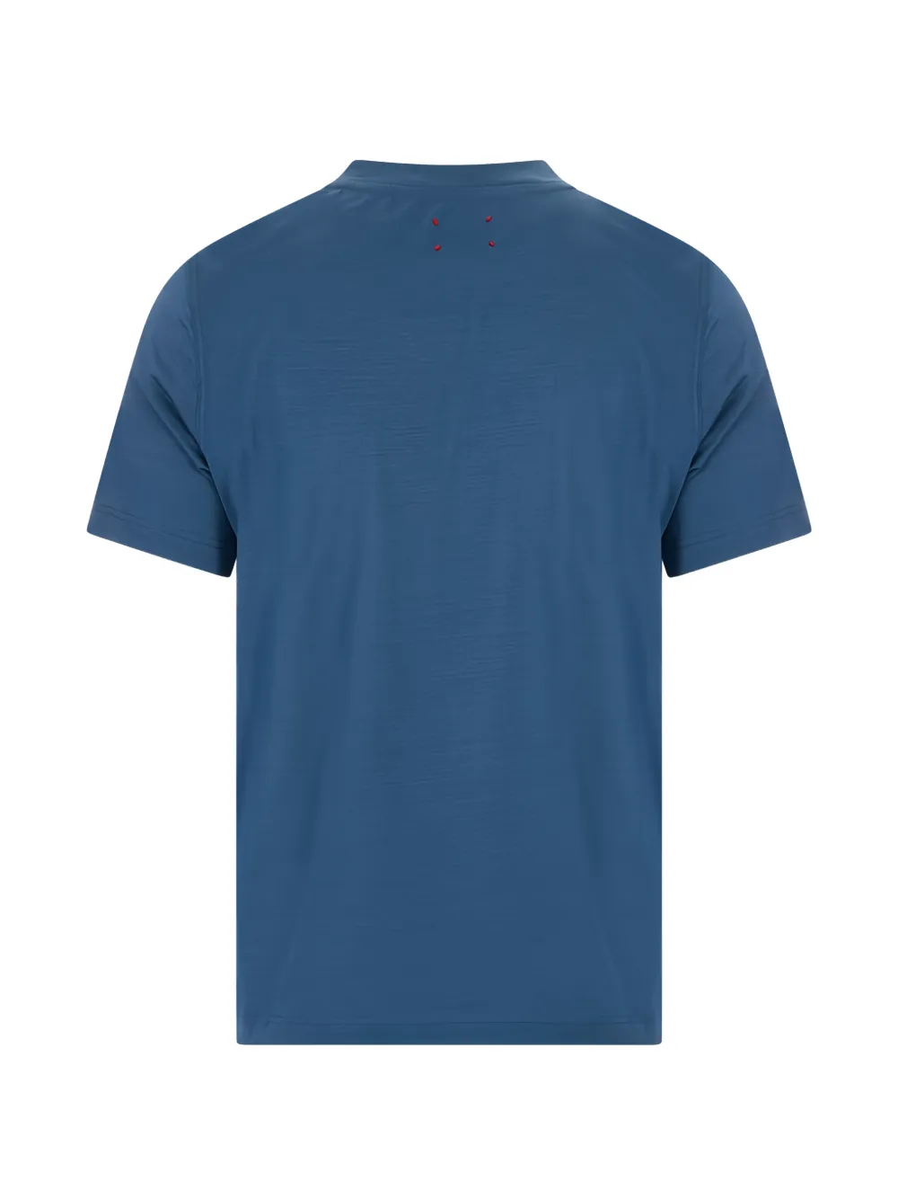 Kiton T-shirt met geborduurd logo Blauw