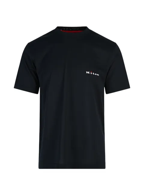 Kiton logo-print T-shirt