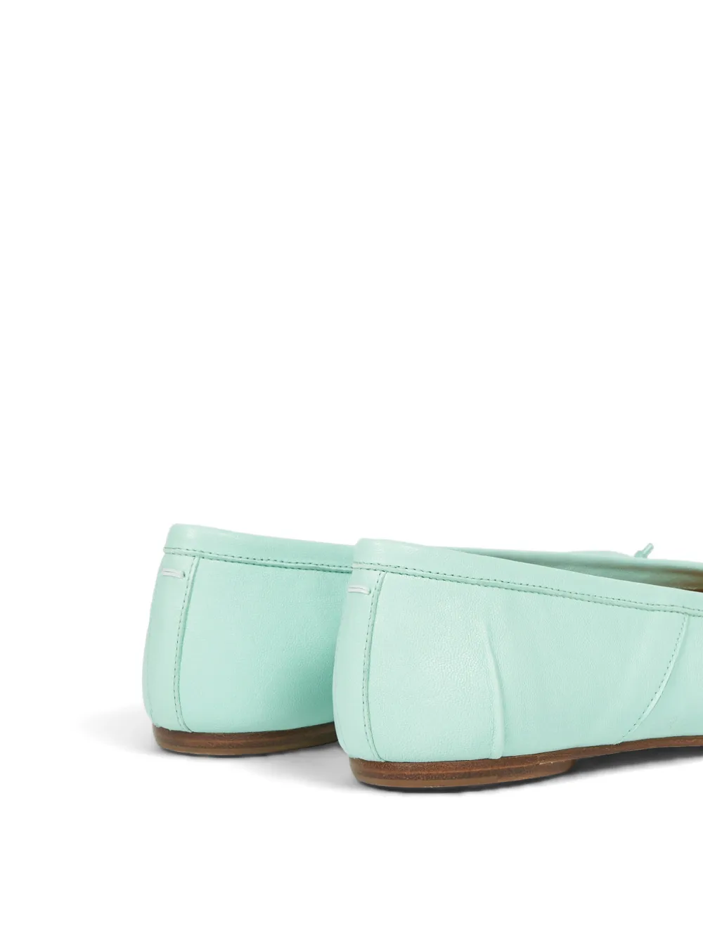 Maison Margiela Tabi leather ballet flats Blauw