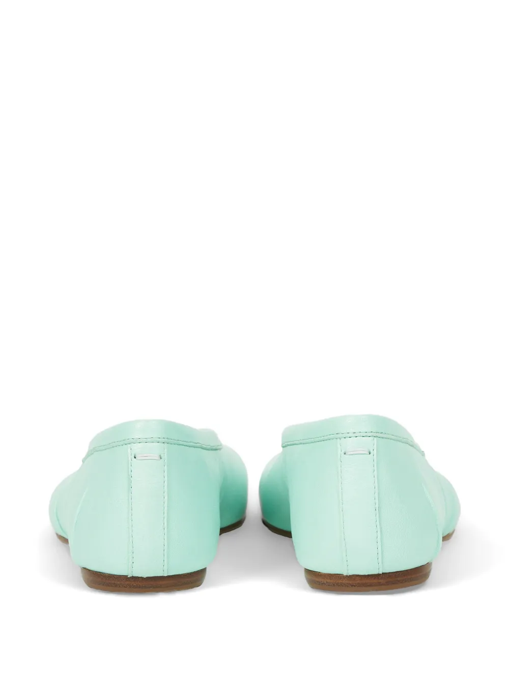 Maison Margiela Tabi leather ballet flats Blauw