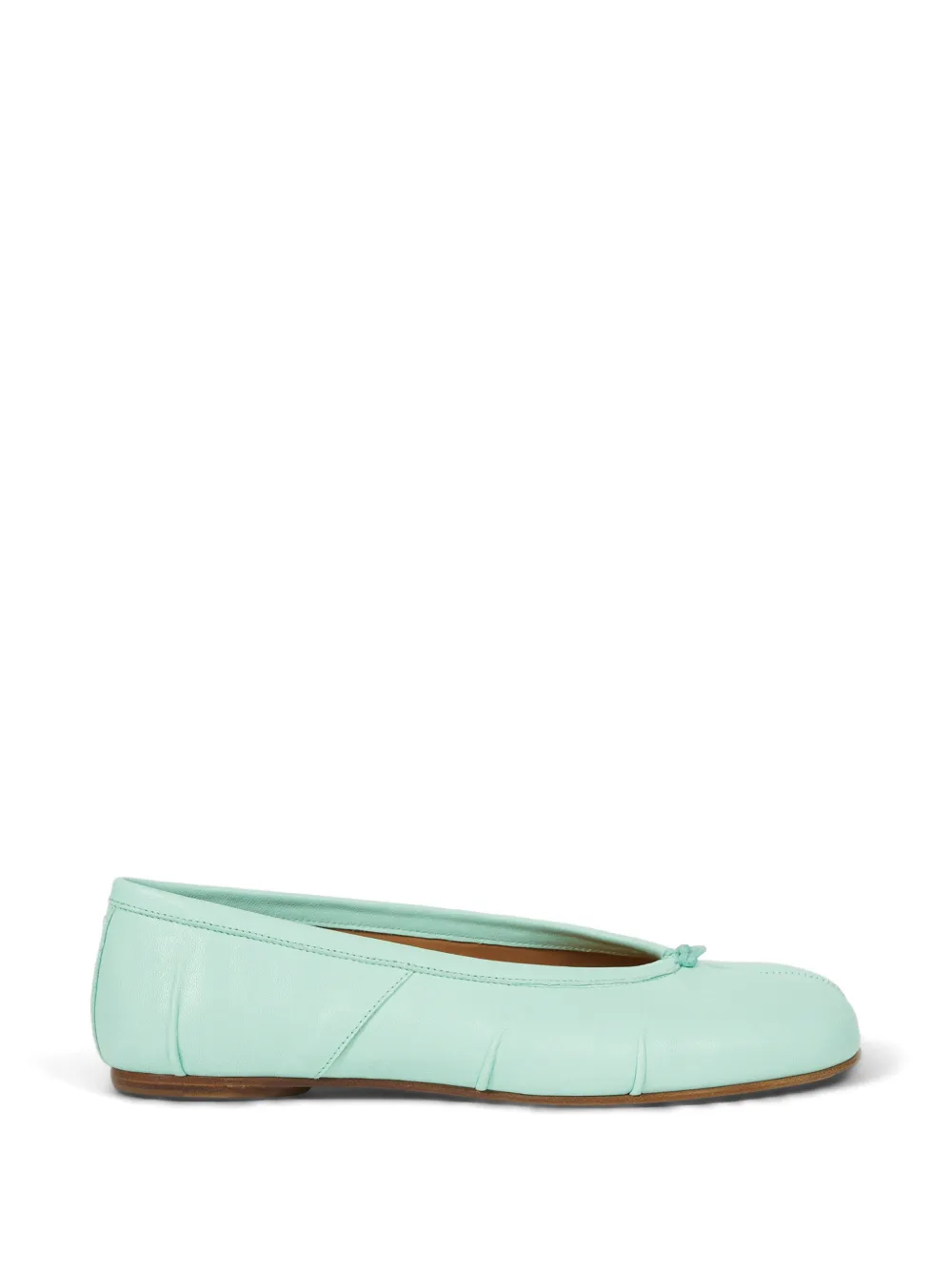 Maison Margiela Tabi leather ballet flats - Blu