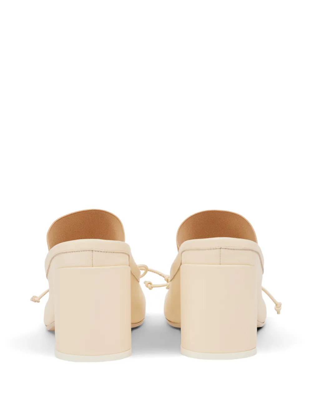 MM6 Maison Margiela Anatomic Numeric mules Beige