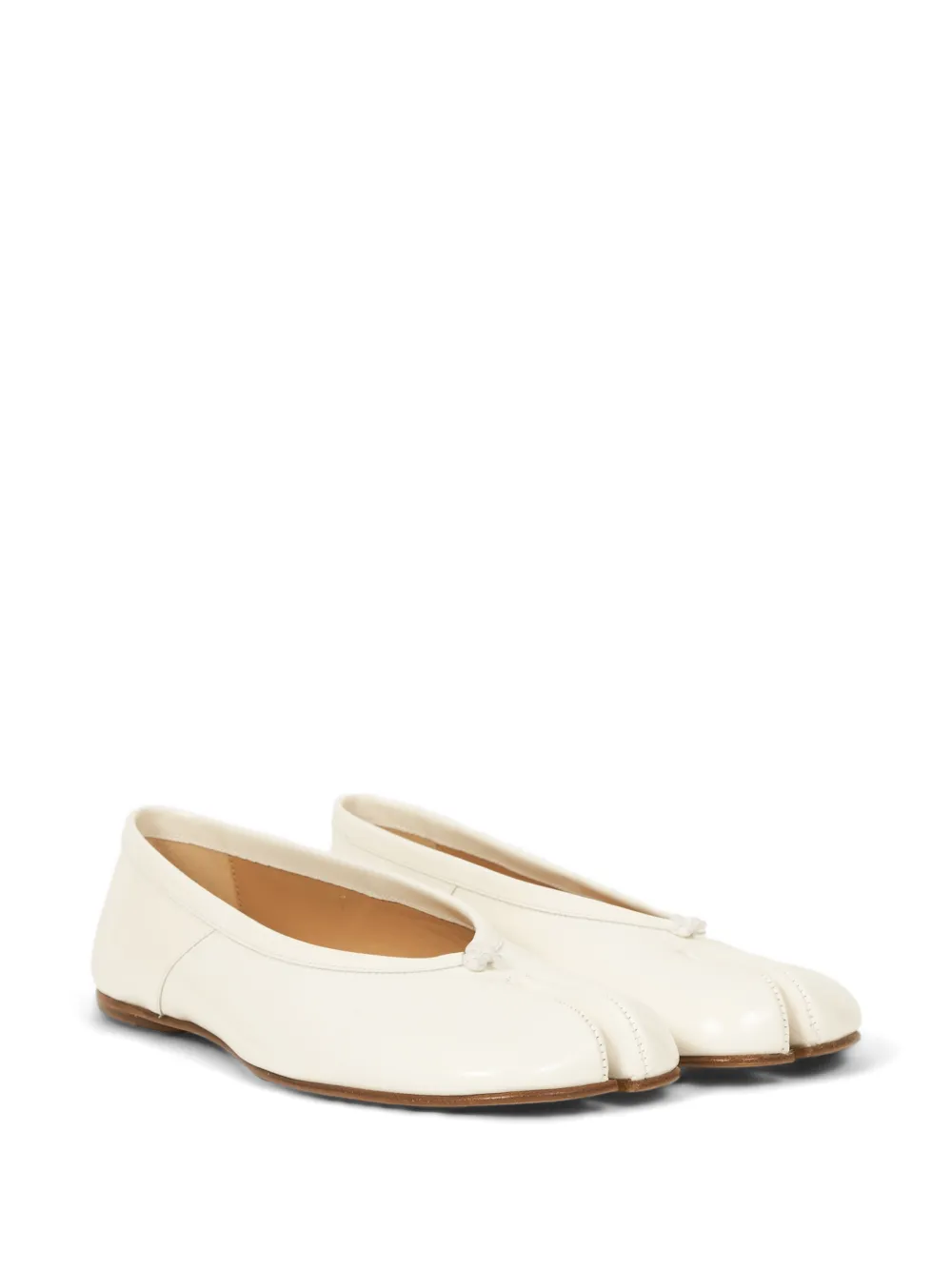 Maison Margiela Tabi split-toe ballet flats Wit