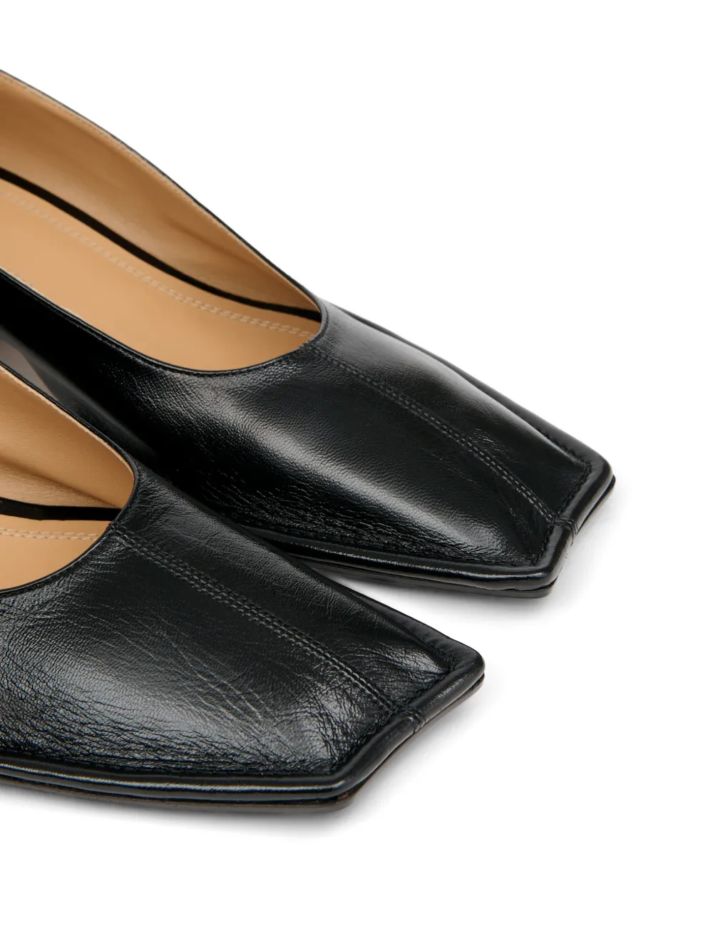 Maison Margiela Pumps met vierkante neus Zwart