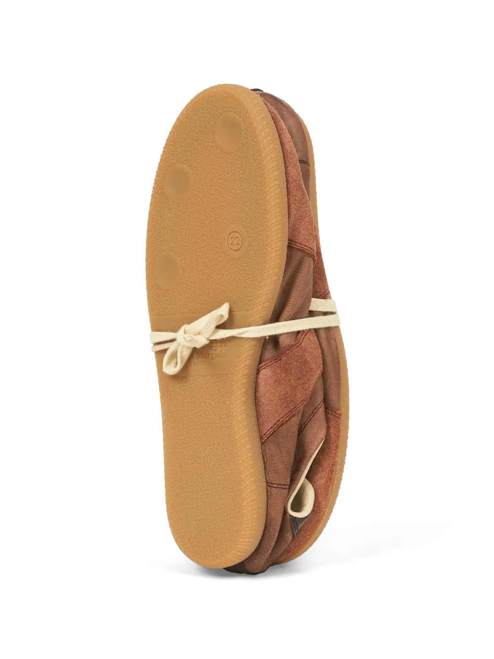 Maison Margiela Replica leather sneakers Bruin