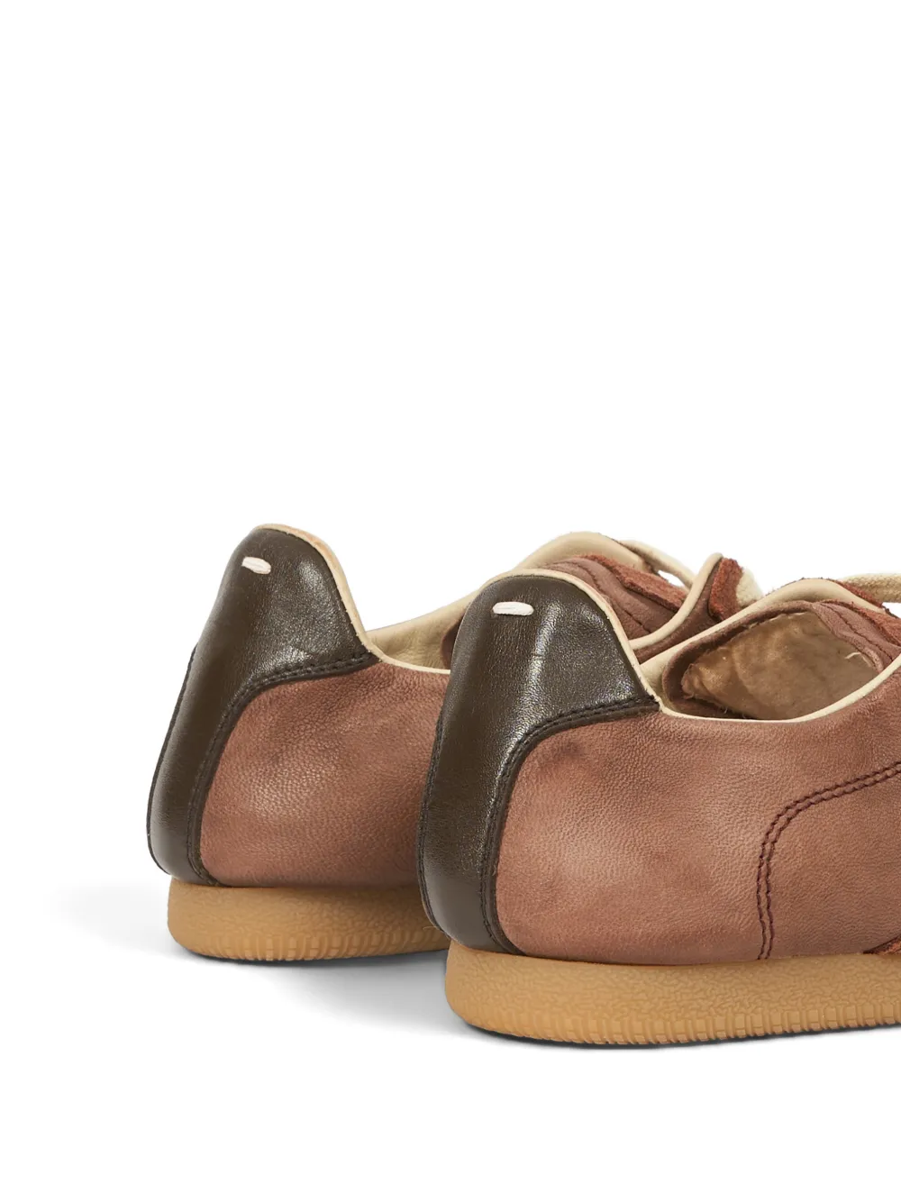 Maison Margiela Replica leather sneakers Bruin