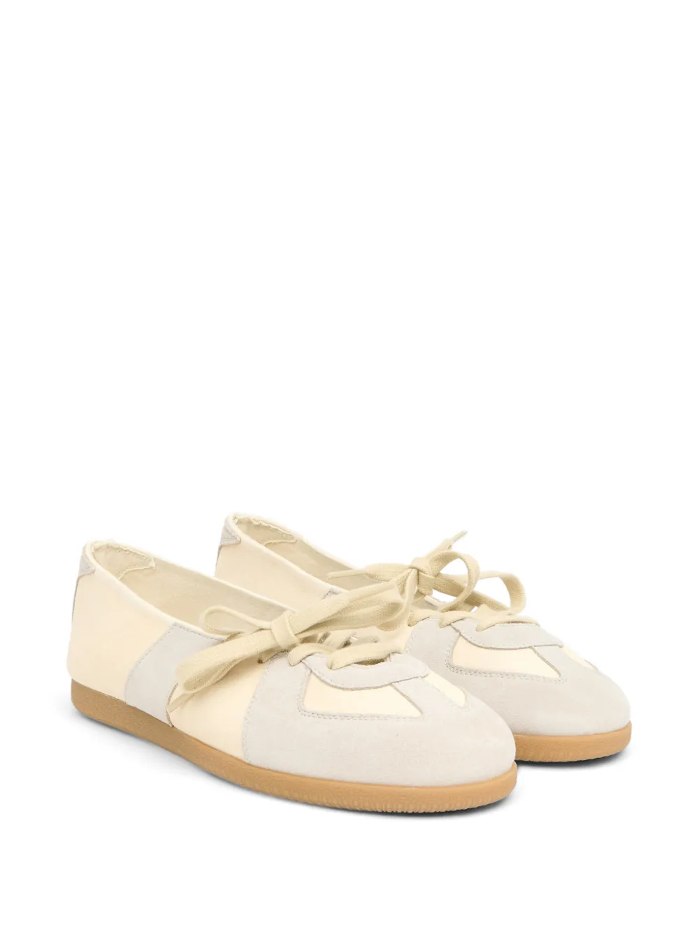 Maison Margiela Replica panelled ballet flats Wit