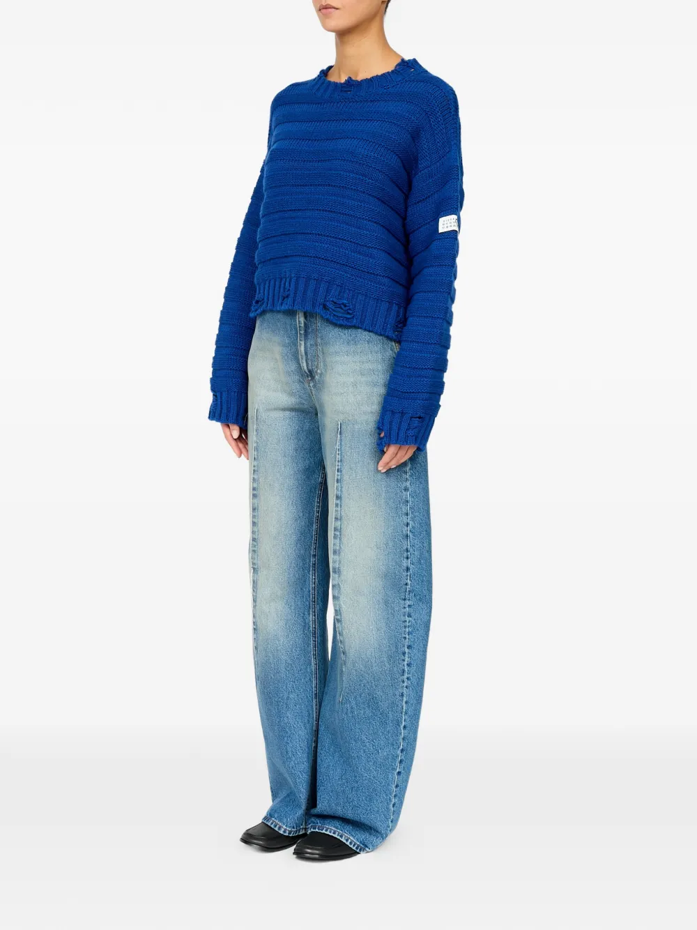 MM6 Maison Margiela Wollen trui Blauw