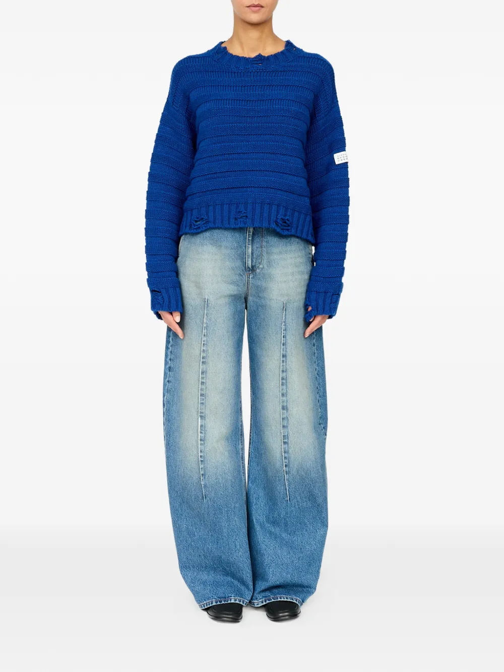 MM6 Maison Margiela Wollen trui Blauw