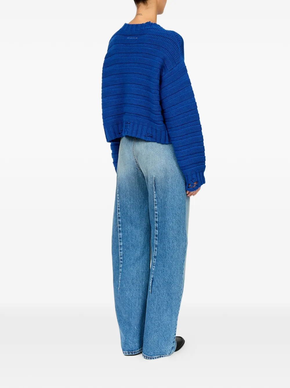 MM6 Maison Margiela Wollen trui Blauw