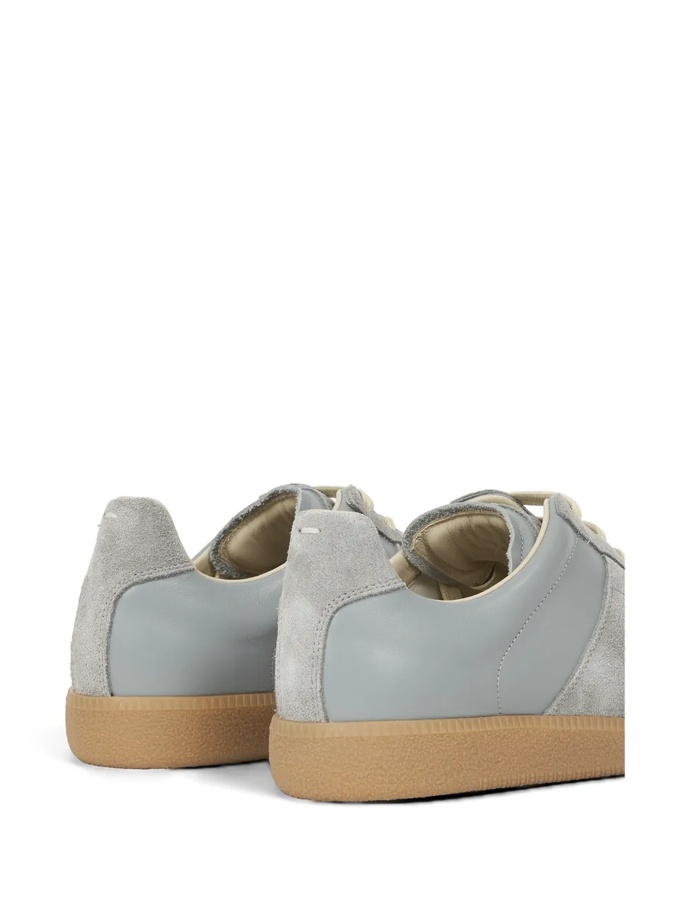 Maison Margiela Replica leather-panelled sneakers Grijs