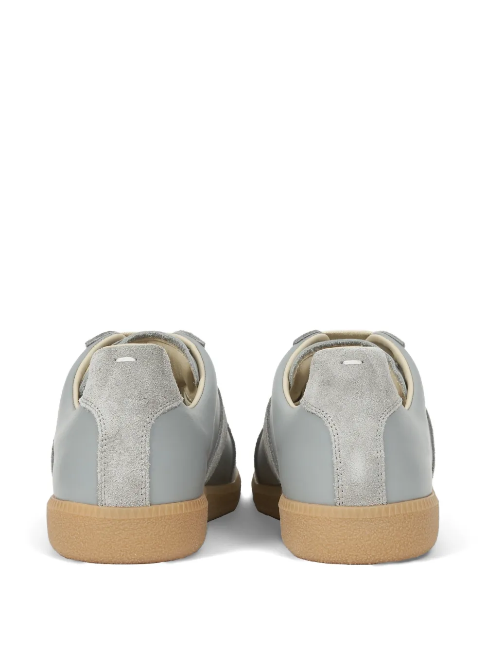 Maison Margiela Replica leather-panelled sneakers Grijs
