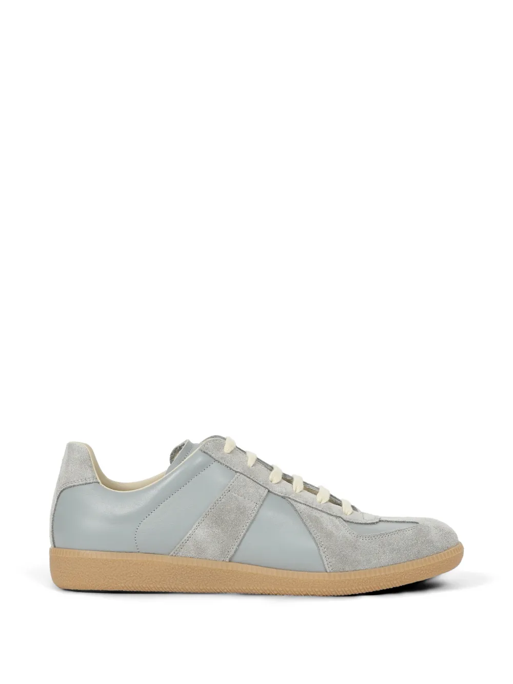 Maison Margiela Replica leather-panelled sneakers Grijs