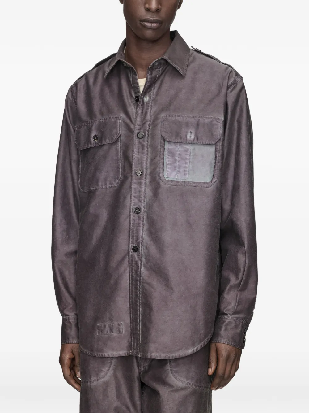 Maison Margiela Overhemd met lange mouwen Grijs