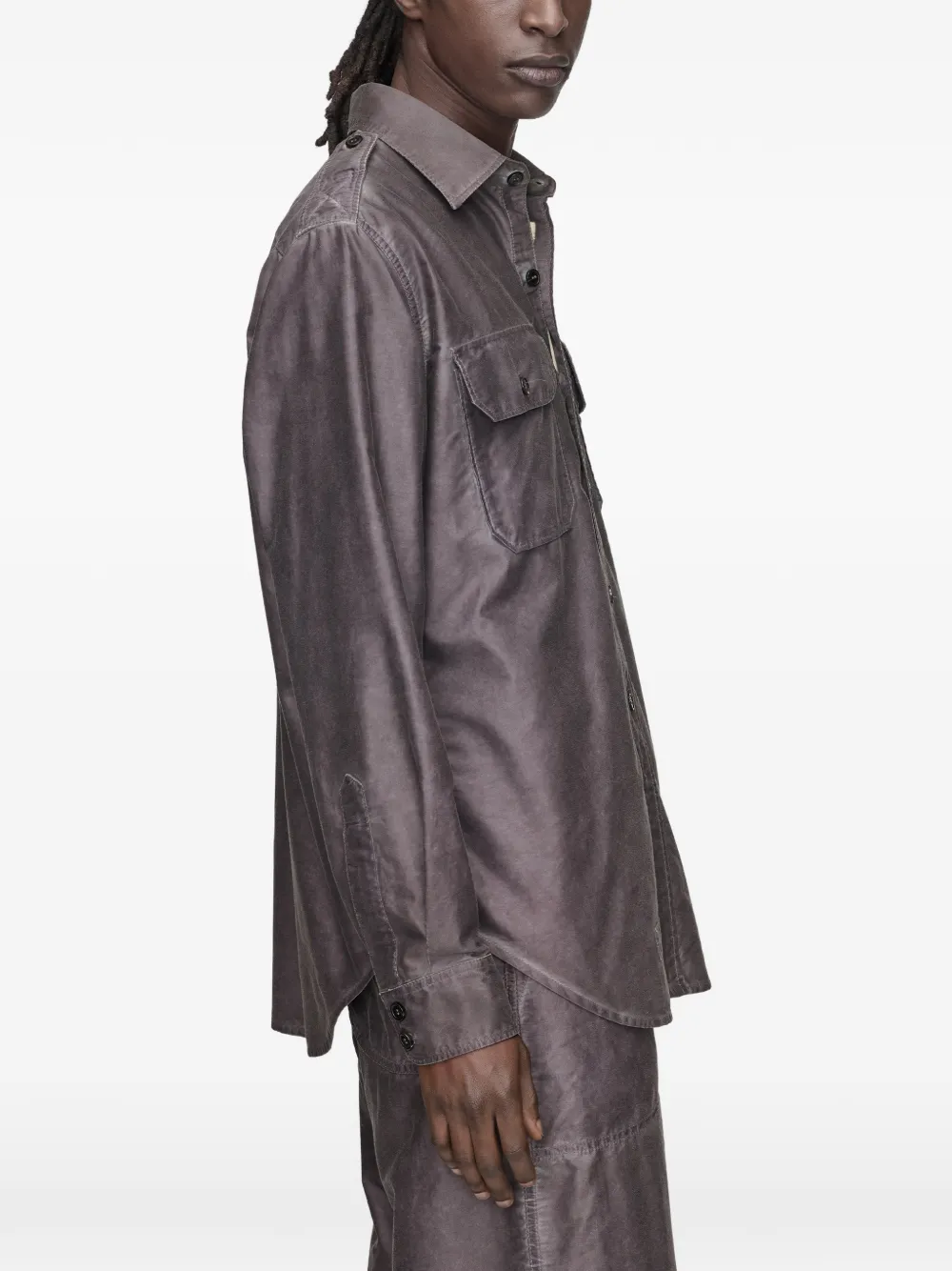 Maison Margiela Overhemd met lange mouwen Grijs