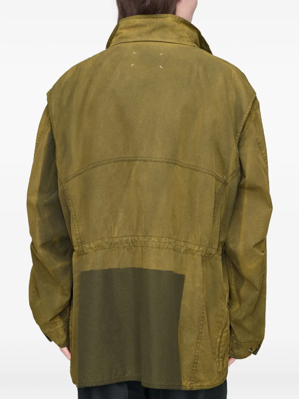 Maison Margiela Jas met vervaagd effect Groen