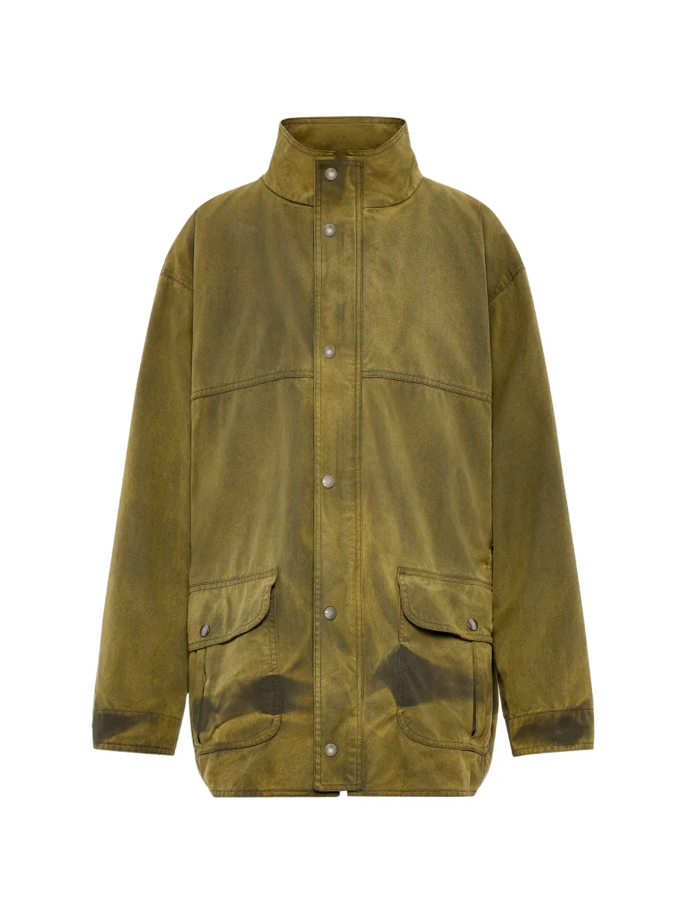 Maison Margiela Cappotto con effetto schiarito - Verde