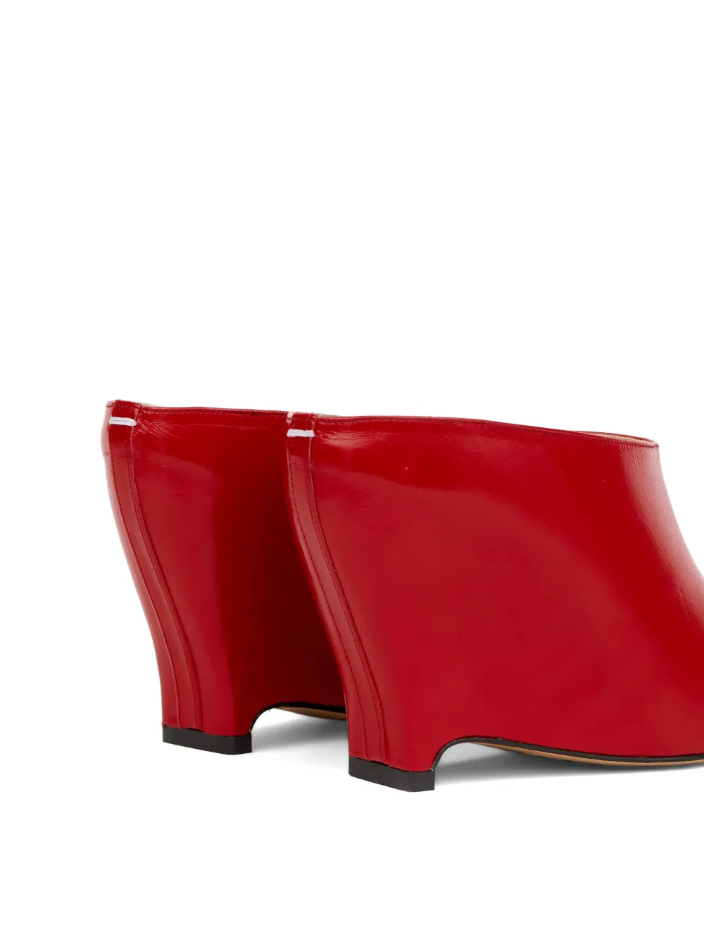 Maison Margiela Sandalen met leren hak Rood