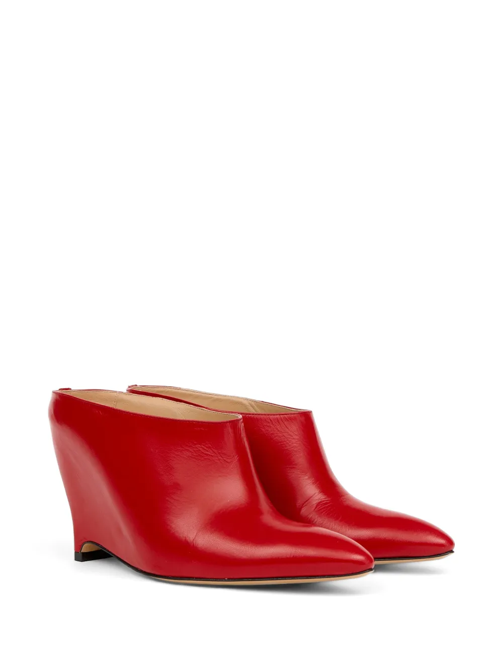 Maison Margiela Sandalen met leren hak Rood