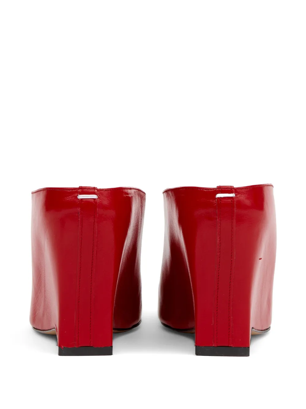 Maison Margiela Sandalen met leren hak Rood