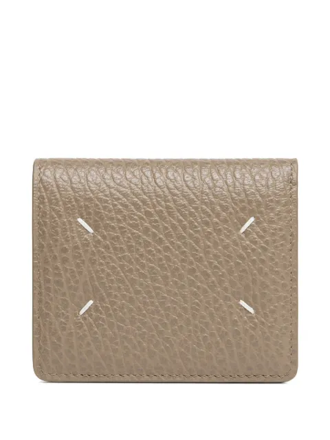 Maison Margiela cartera de piel con motivo Four Stitches
