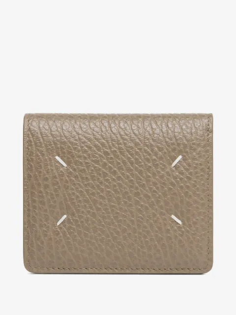 Maison Margiela cartera de piel con motivo Four Stitches
