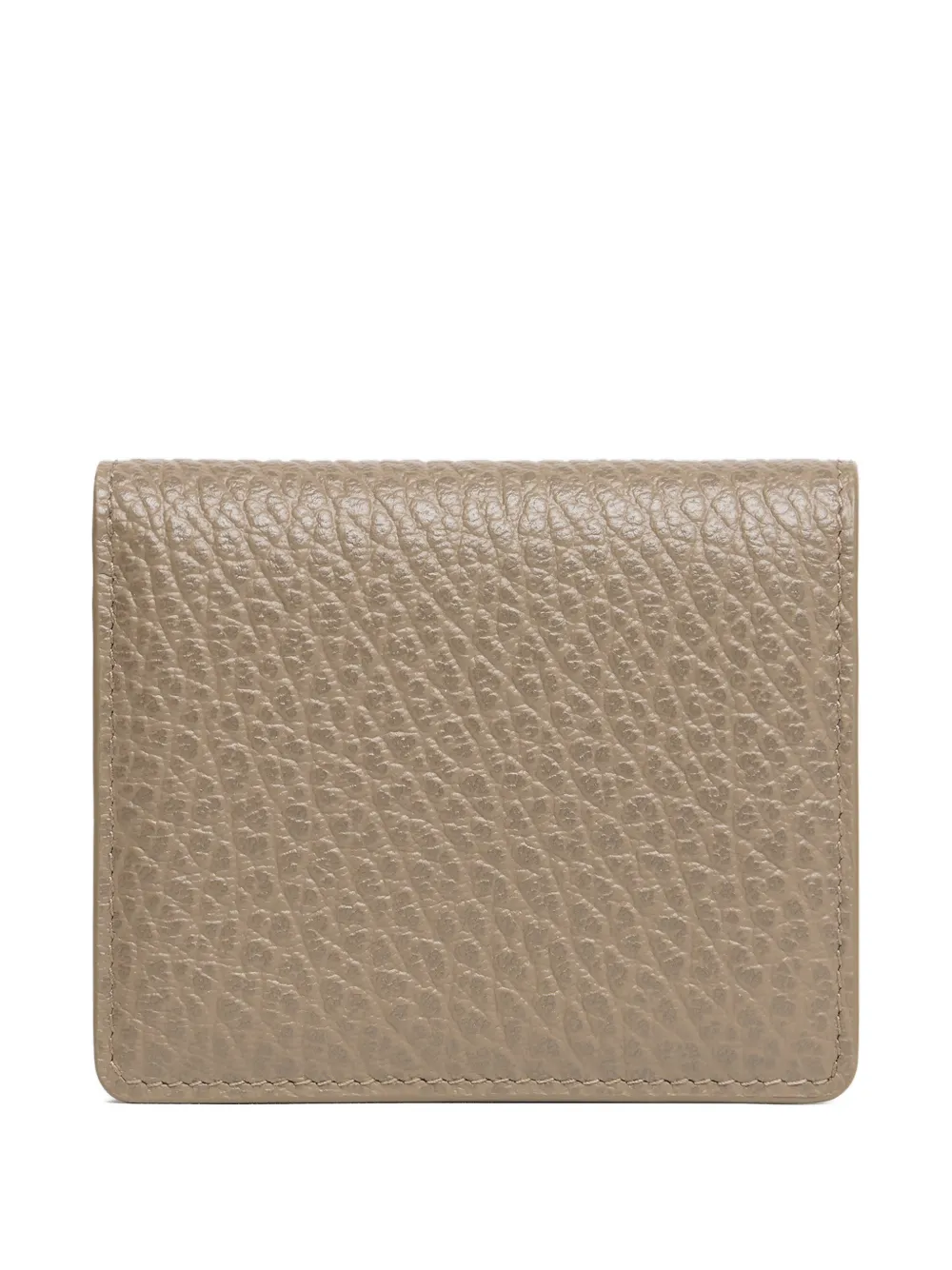Maison Margiela Four Stitch portemonnee van bewerkt leer Bruin