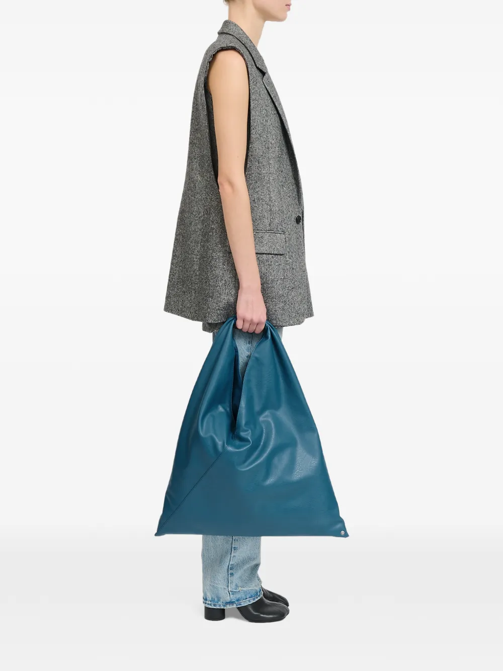 MM6 Maison Margiela Japanese handtas met origami-stijl Blauw