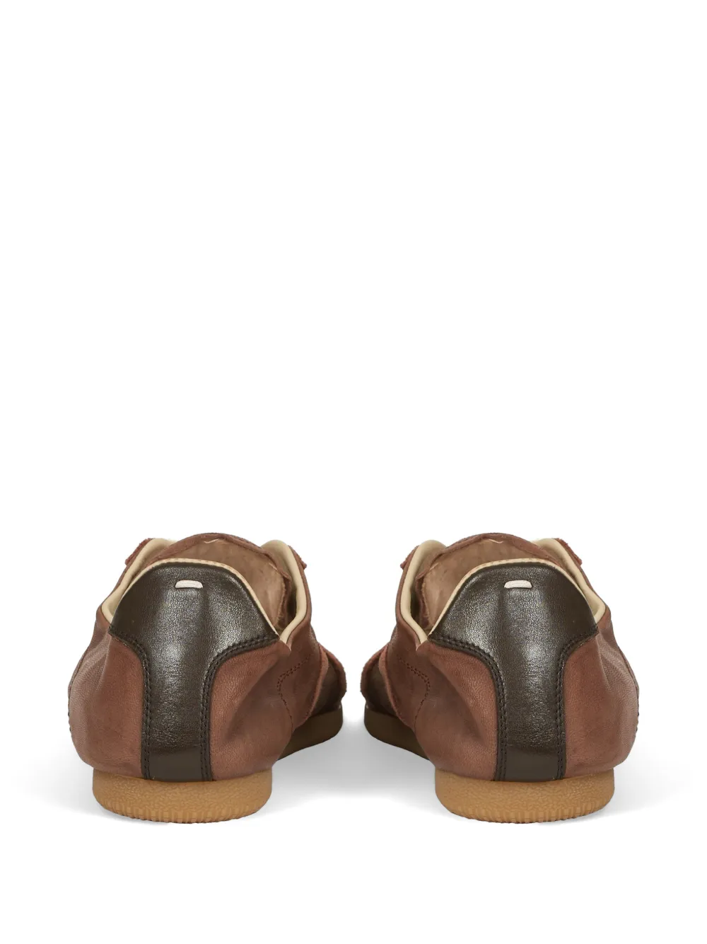 Maison Margiela Replica Soft panelled leather sneakers Bruin