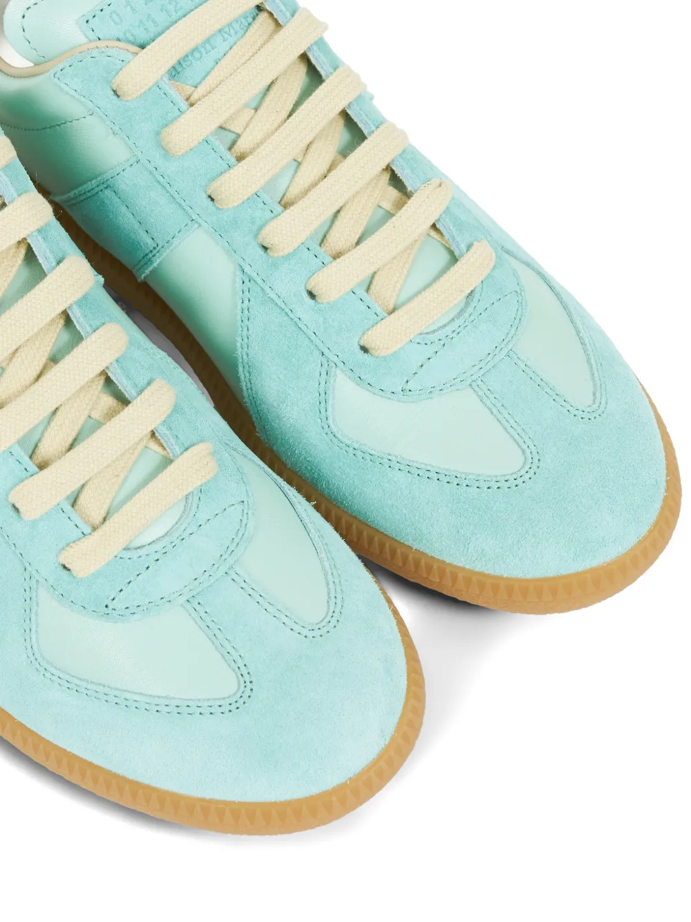 Maison Margiela Replica leather sneakers Blauw