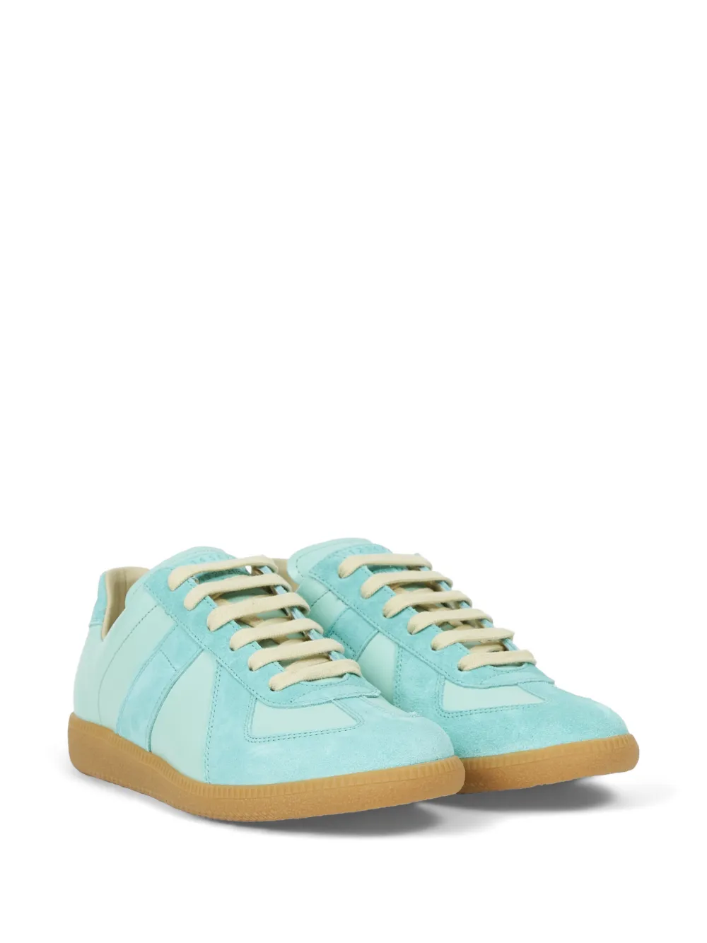 Maison Margiela Replica leather sneakers Blauw