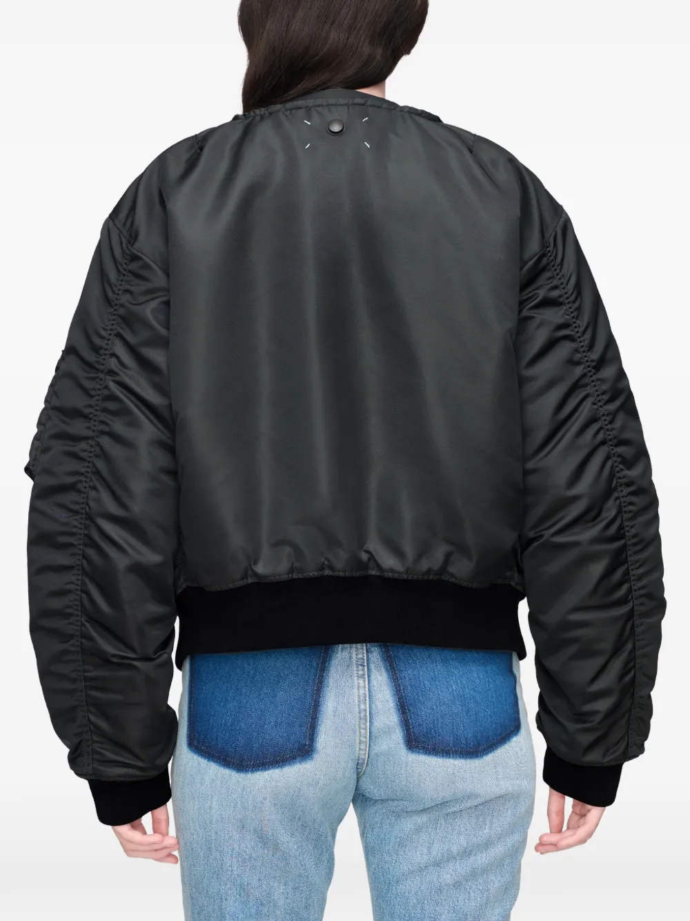 Maison Margiela Omkeerbaar bomberjack Zwart