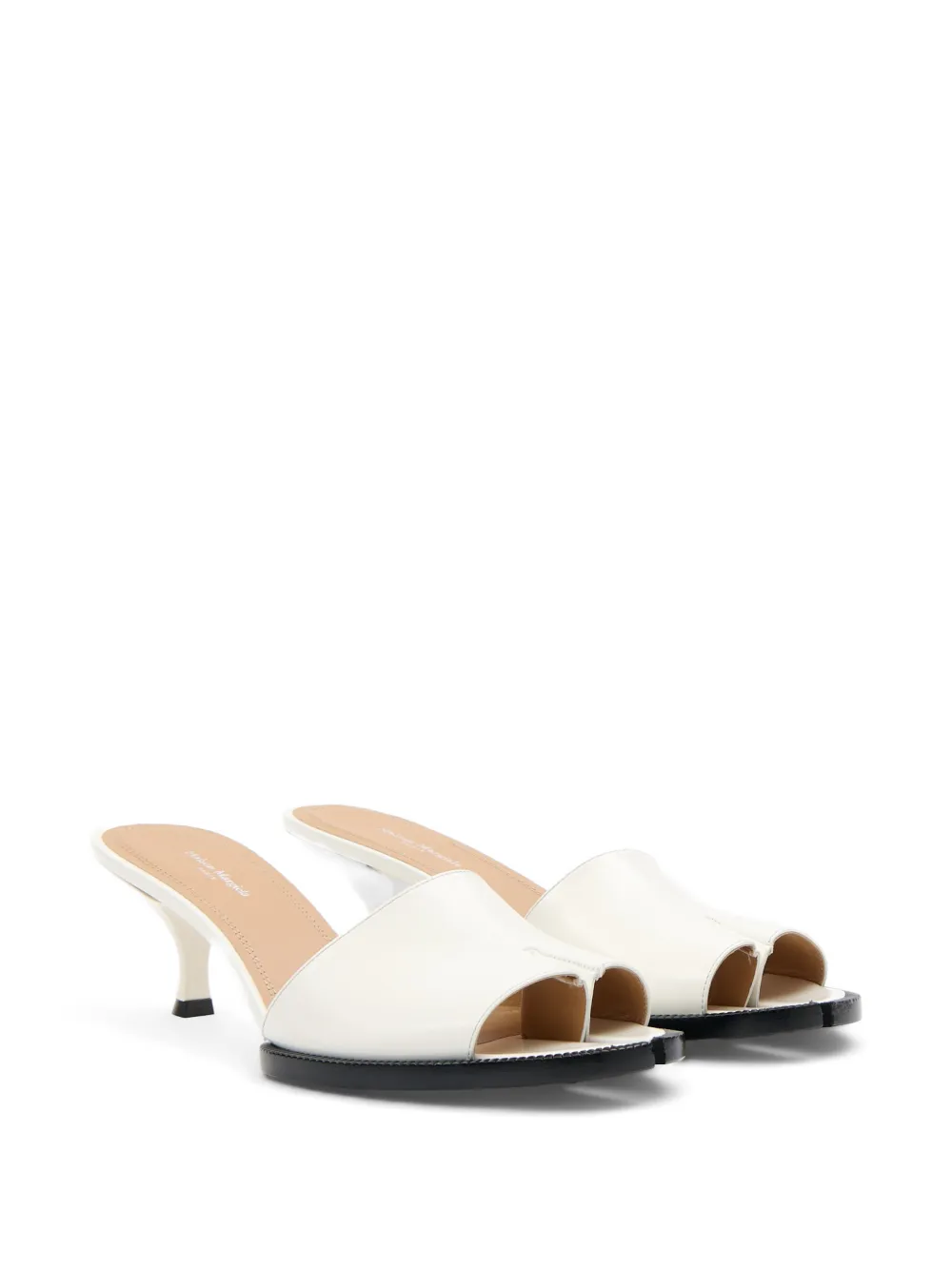 Maison Margiela Tabi leren sandalen Wit