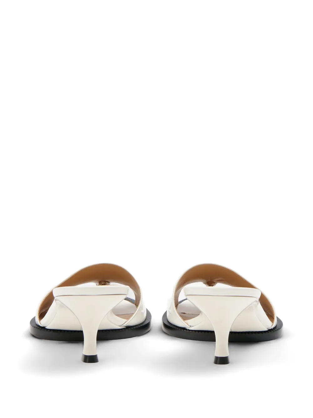 Maison Margiela Tabi leren sandalen Wit