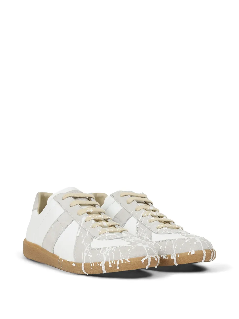 Maison Margiela Replica paint-splatter sneakers Wit