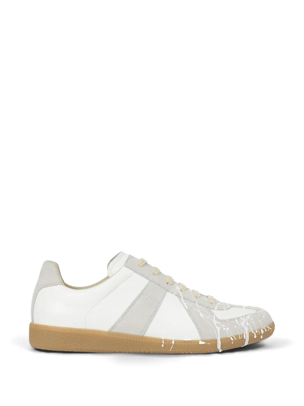 Maison Margiela Replica paint-splatter sneakers - White