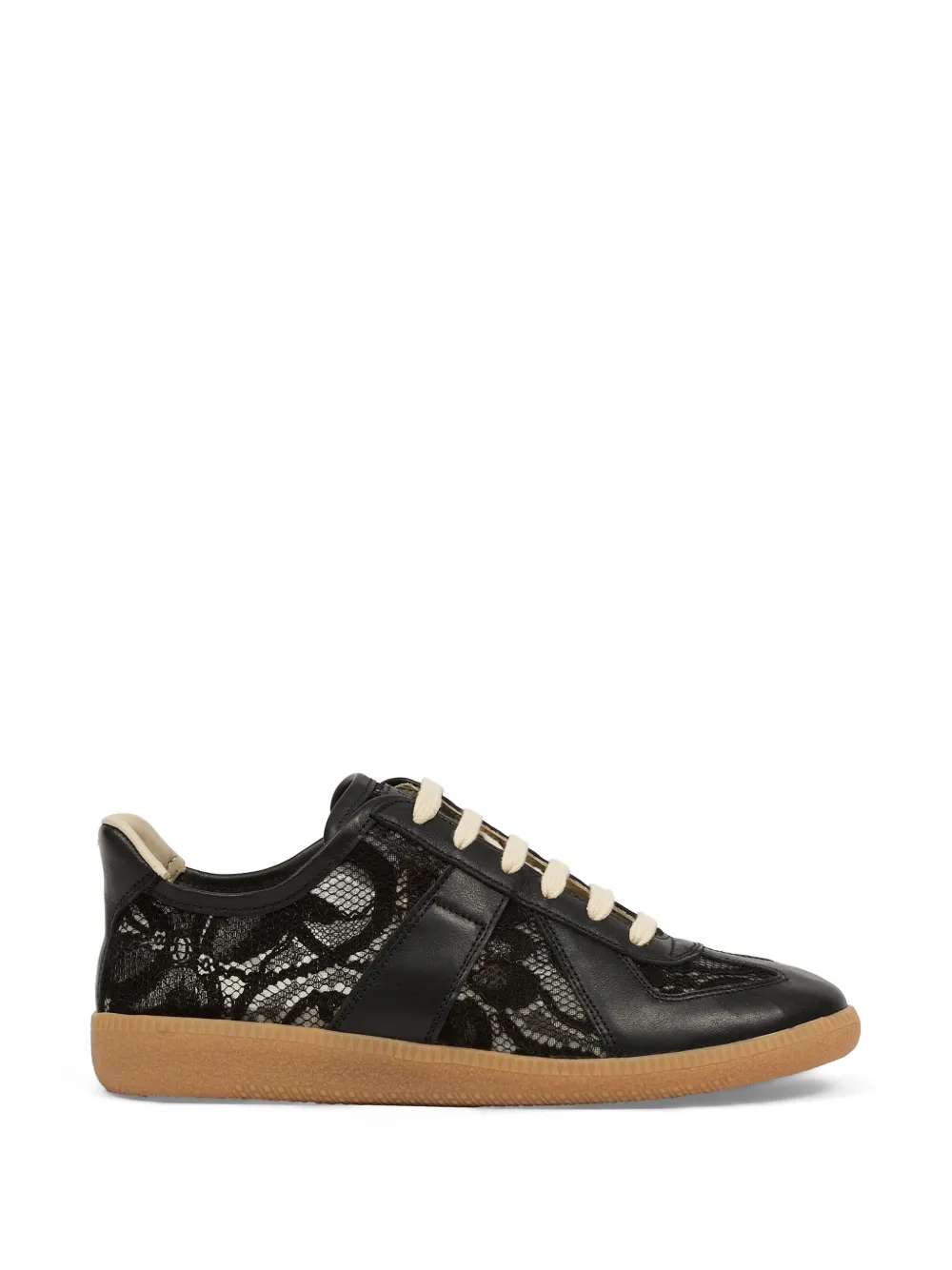 Maison Margiela Replica Sneakers mit Spitzeneinsatz - Schwarz