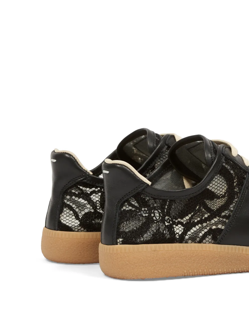 Maison Margiela Replica sneakers met kanten vlak Zwart