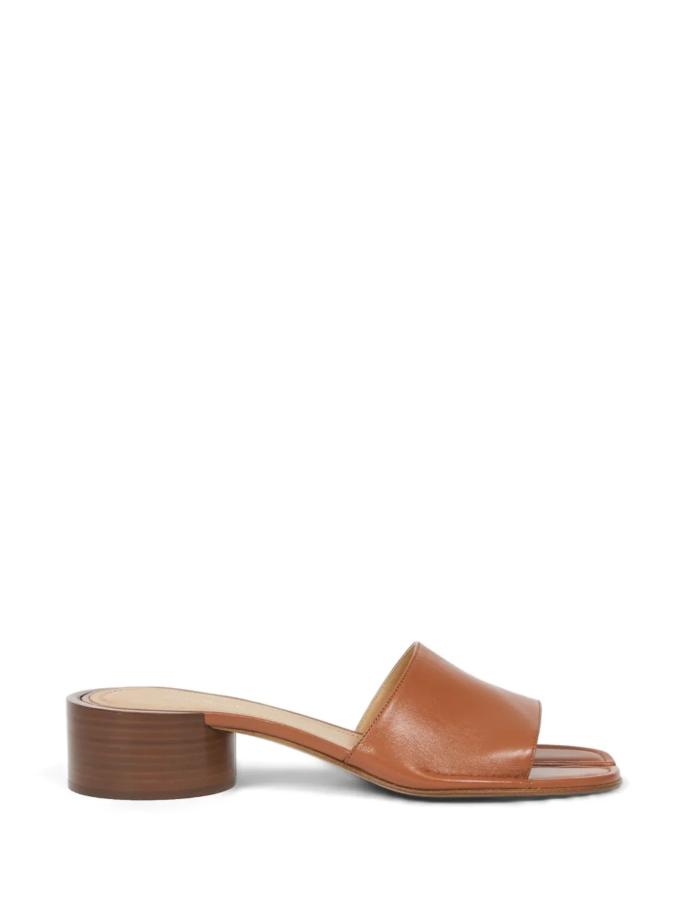 Maison Margiela Tabi leather sandals - Marrone
