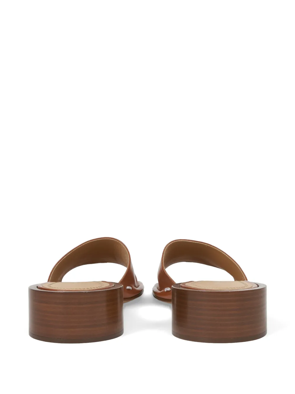 Maison Margiela Tabi leather sandals Bruin