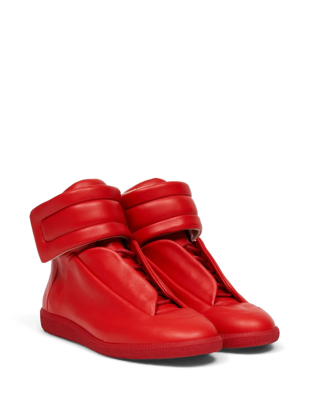 Maison Margiela Future leren sneakers Rood