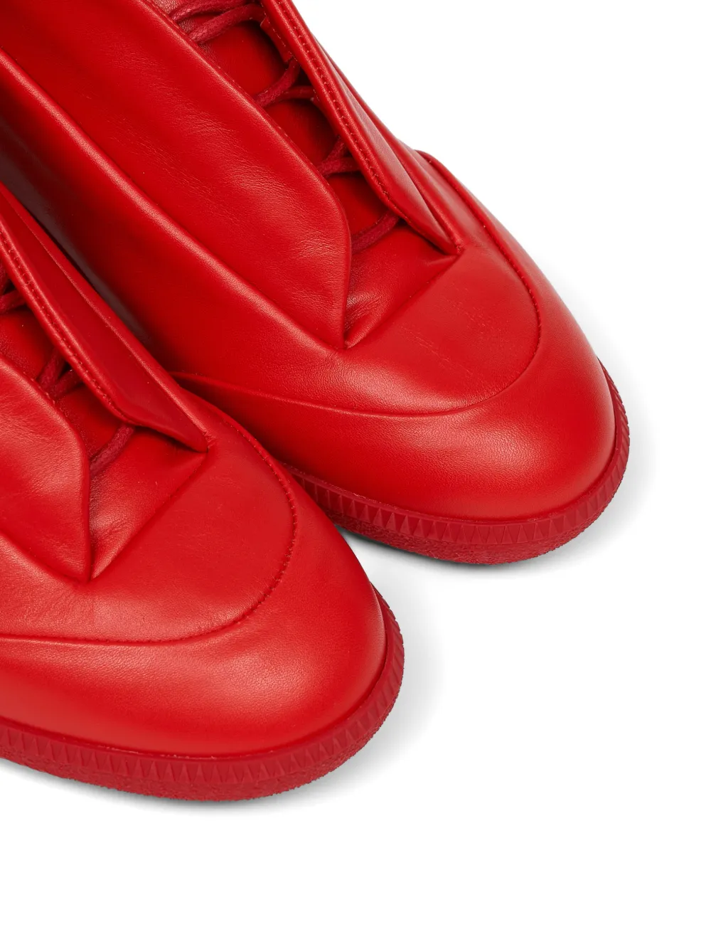 Maison Margiela Future leren sneakers Rood