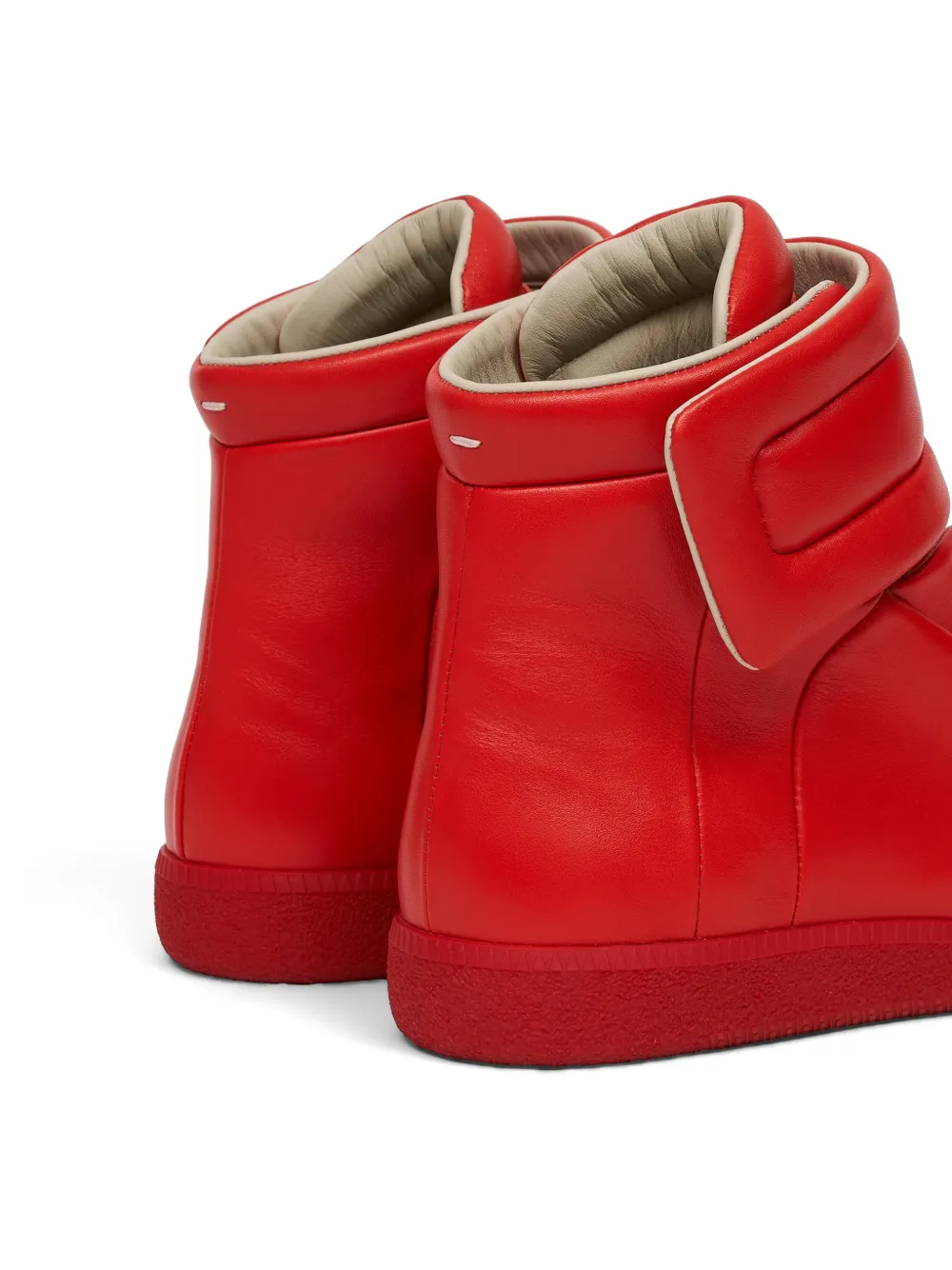 Maison Margiela Future leren sneakers Rood