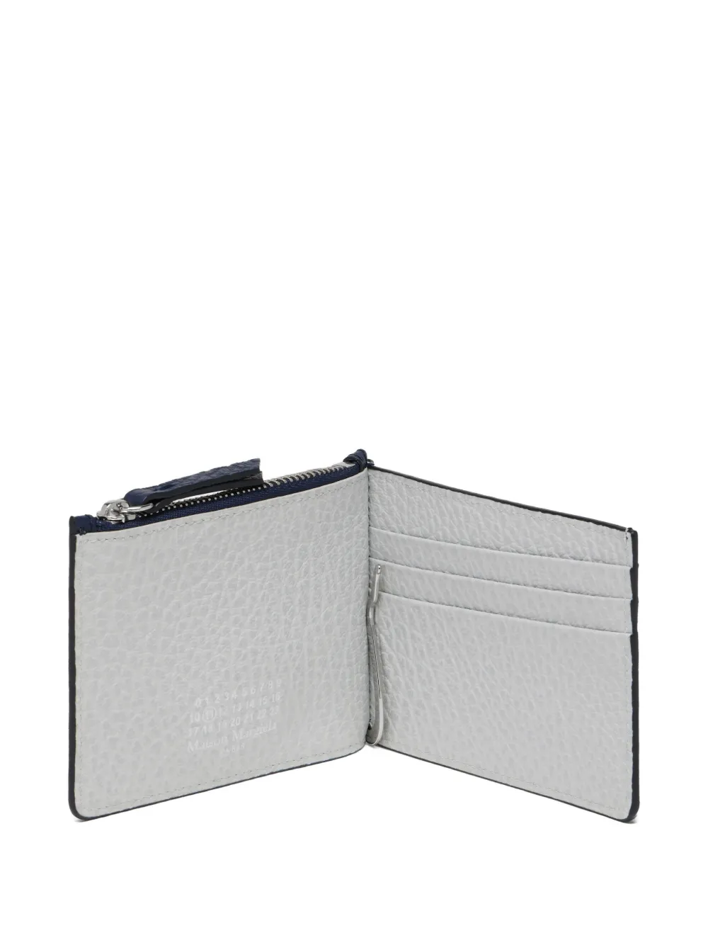 Maison Margiela Four Stitch leren portemonnee Blauw