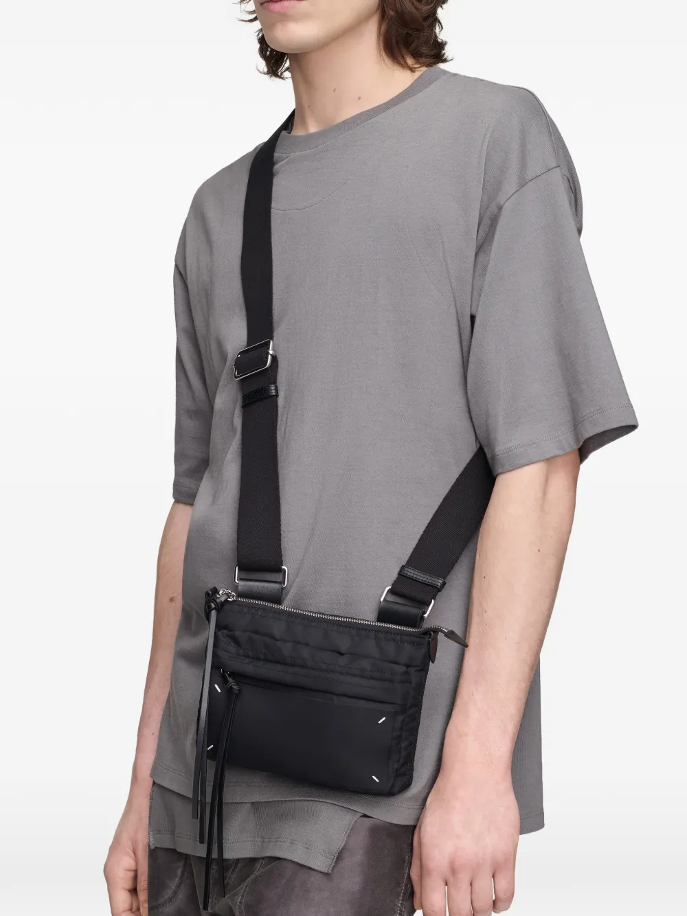 Maison Margiela Crossbodytas met rits Zwart
