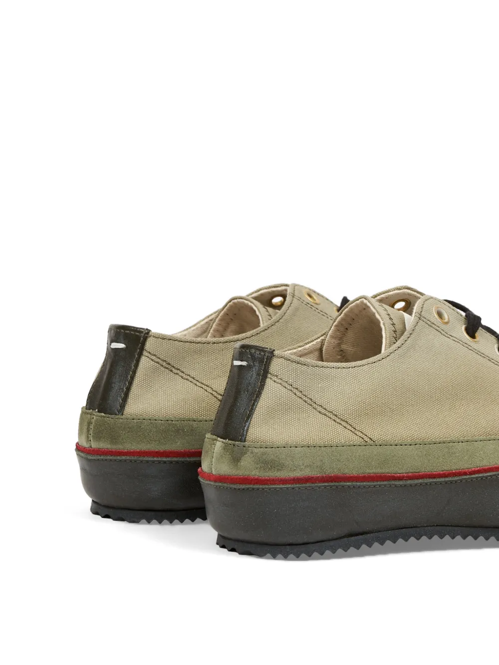 Maison Margiela Traveller sneakers met vlakken Groen