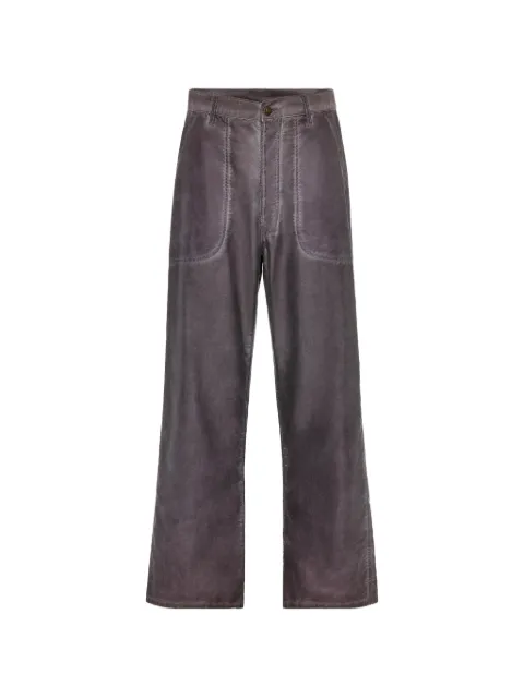 Maison Margiela stitched-pocket wide-leg trousers