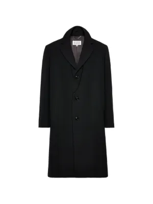 Jil Sander ノッチドカラー コート | ブルー | FARFETCH JP